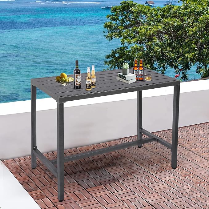 Outdoor Patio Counter Height Bar Table - Image 7