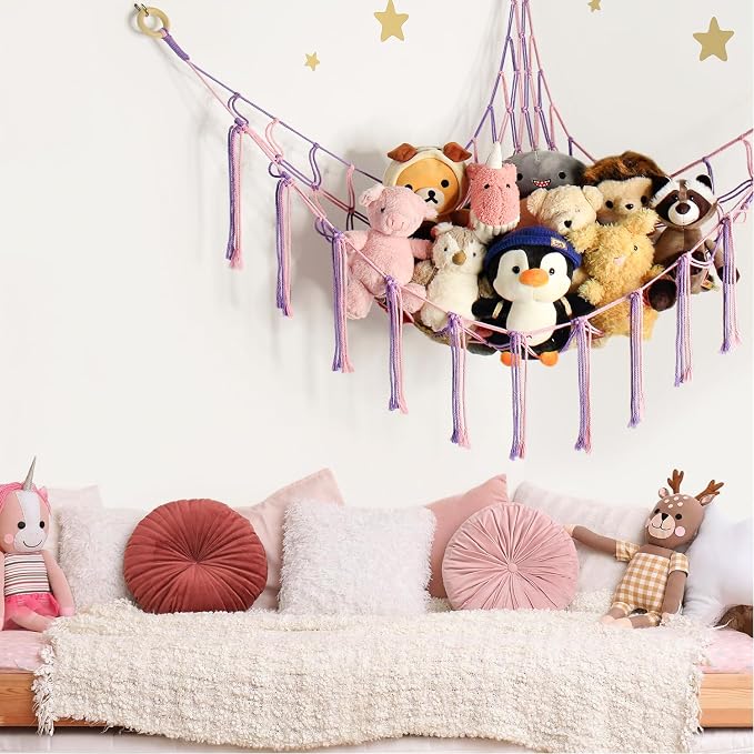 Large Stuffed Animal Hammock Corner Net - Image 3