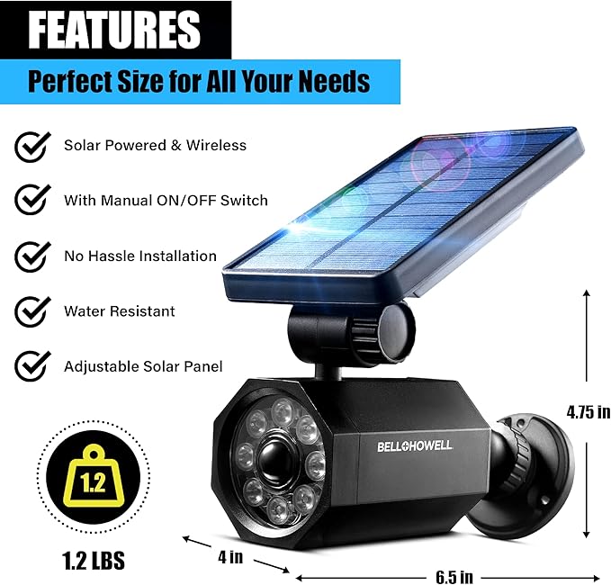 Bell+Howell Bionic Spotlight LED Solar Lights Solar-Powered Spot Light - Image 7