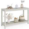 DWVO 48" Console Table, HIPS Material Indoor Outdoor Multifunctional Buffet Bar by DWVO