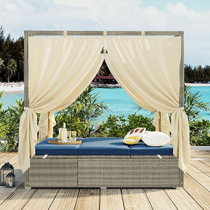 Wicker Metal Outdoor Pool Furniture - Image 3