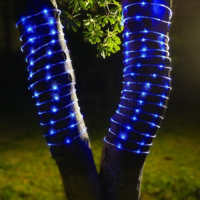 ICRGB Solar Pool Lights for Above Ground, 66FT 200LED 1800mAh Solar Rope Lights - Image 8