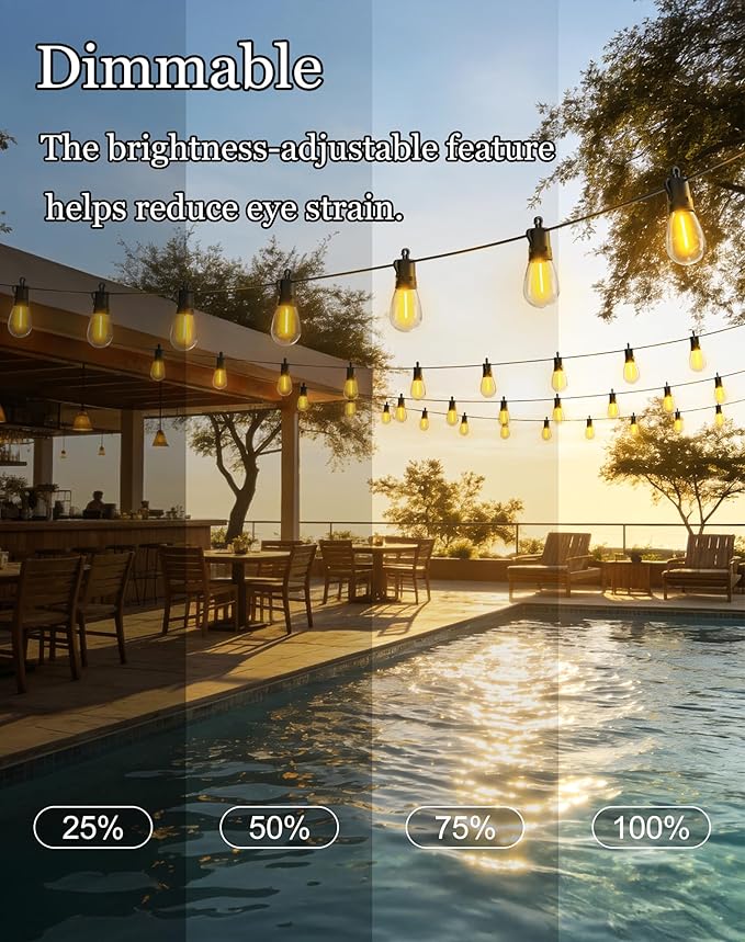 50ft-Solar-Powered-Lights-Outdoor-Waterproof-String - Image 4