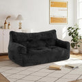 Pamapic 59" Bean Bag Chair, 2 Seat Loveseat Sofa, Ultra Soft Dutch Velvet by Pamapic