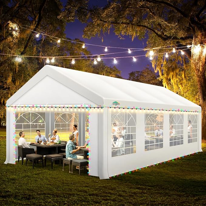 COBIZI 13x26 Party Tent Heavy Duty, Large Outdoor Wedding Tents - Image 8