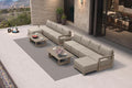 PURPLE LEAF Patio Furniture Set L-Shaped Outdoor Couch by Unknown