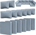 14 Pcs Outdoor Cushion Slipcovers Outdoor Patio Cushion Covers Replacement by Snubbull
