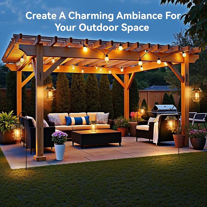 Solar Lanterns Outdoor Waterproof, High Brightness Hanging Solar Lights - Image 7