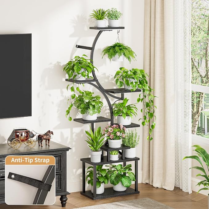 Plant Stand Indoor with Grow Lights - Image 8