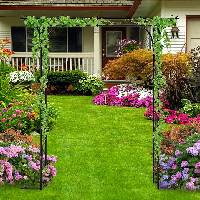 OUSHENG 7FT Garden Arch Arbor - Image 6