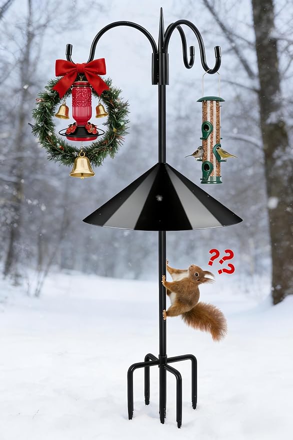 FEED GARDEN 92" Squirrel-Proof Bird Feeder Pole - Image 8