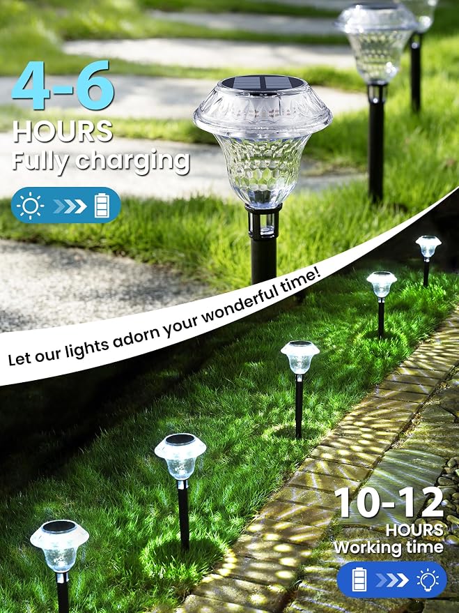 SOLPEX Solar Pathway Lights Garden Decor - Image 7