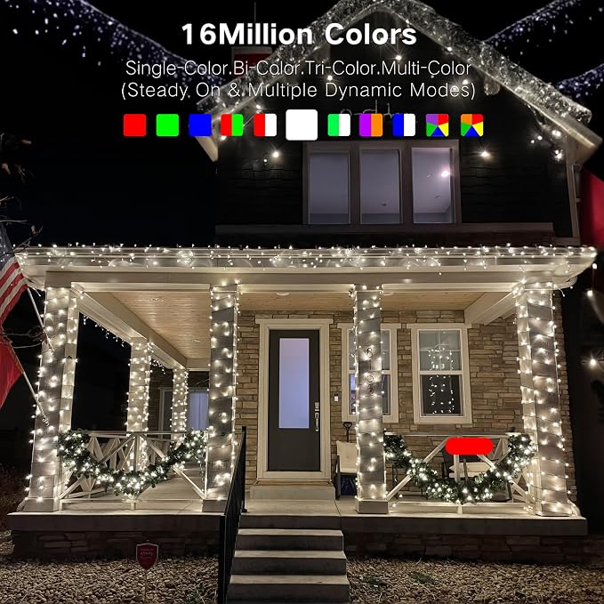 Brizled Pro Smart Christmas Lights, 66ft 200 LED WiFi Christmas Tree Lights - Image 3