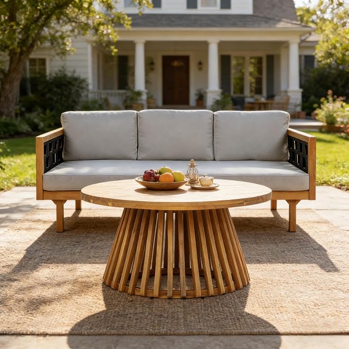 Christopher Knight Home Rosie Patio Sofa and Coffee Table Set, 2 Piece Outdoor - Image 6
