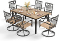 PHI VILLA 7 Pieces Outdoor Dining Set by PHIVILLAThepioneerofcomfortablehouseholdsupplies