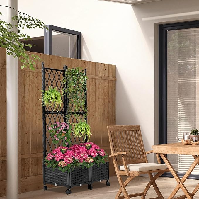 Raised Garden Beds with Screen Outdoor, Garden Trellis - Image 6