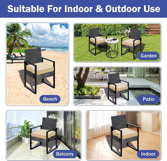 Patio Chair Cushions, Waterproof Outdoor Cushions - Image 7