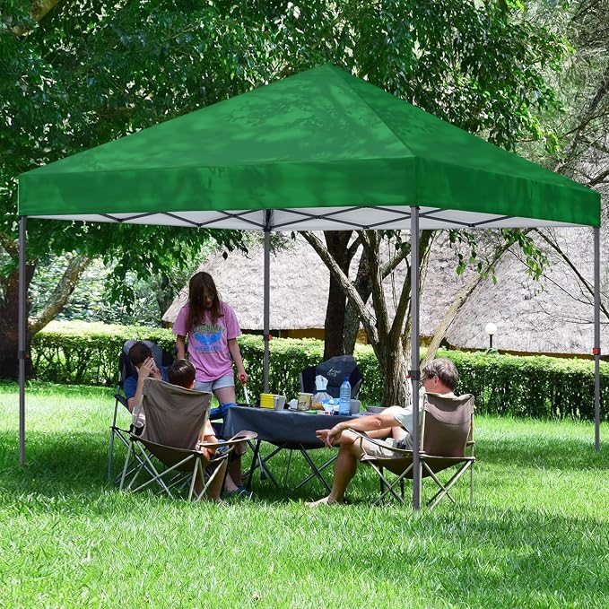 COOSHADE Durable Easy Pop Up Canopy Tent 10x10Ft, Forest Green - Image 7