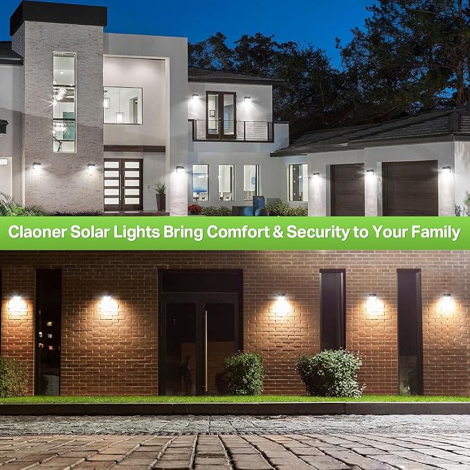 CLAONER Solar Lights Outdoor, Wireless Motion Sensor Lights, IP65 Waterproof - Image 8