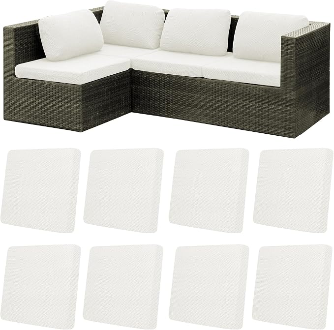 8Pcs Patio Cushion Covers, Outdoor Cushions Covers, Stretch Cushion Covers by Unknown