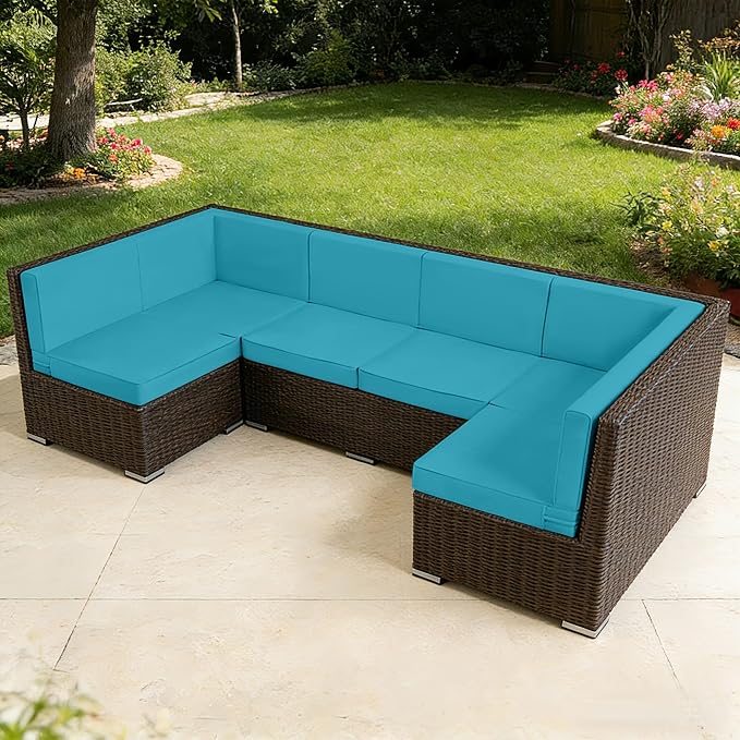 Outdoor Replacement Cushions for Patio Furniture, Splash-Resistant and - Image 6