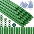 WAENLIR 16 Inch 24 Pack Extendable Garden Stakes Kit, DIY 4ft 5ft 6ft 7ft 8ft by WAENLIR