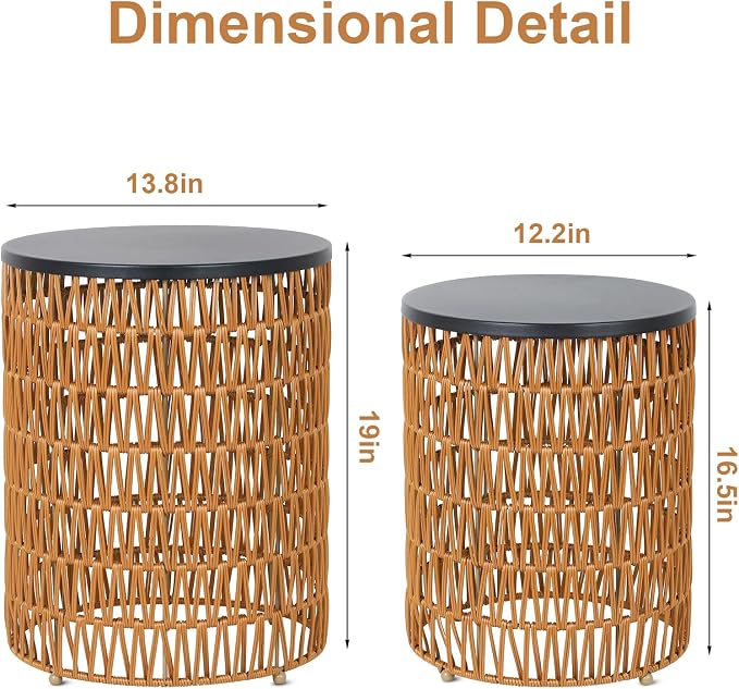 HMVPL Outdoor Side End Table - Image 2