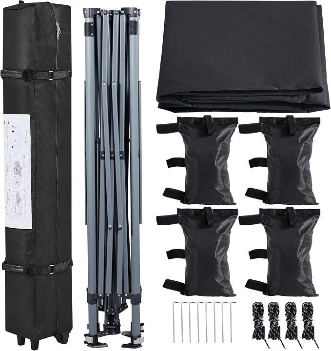 Yaheetech 12x12 Pop Up Canopy Easy Set-up Tent, Portable Outdoor Canopy Instant - Image 7