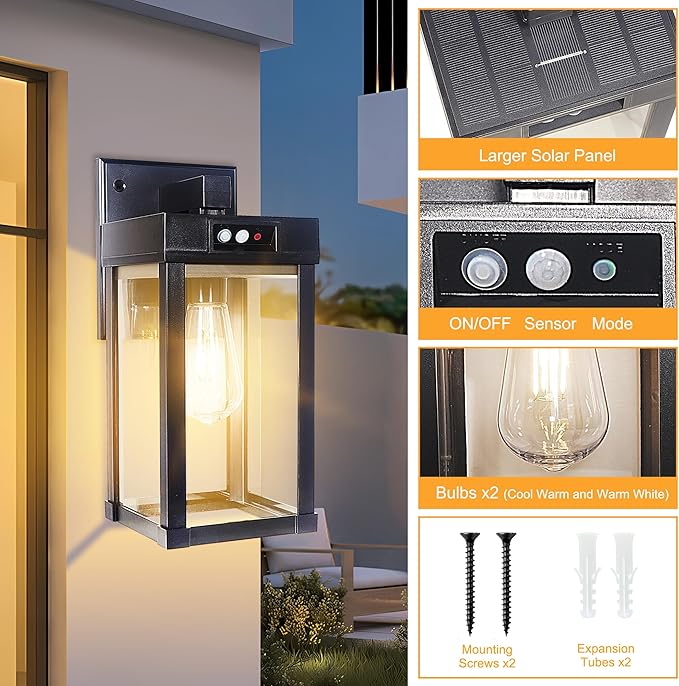 Solar Wall Lights Outdoor Waterproof - Image 3