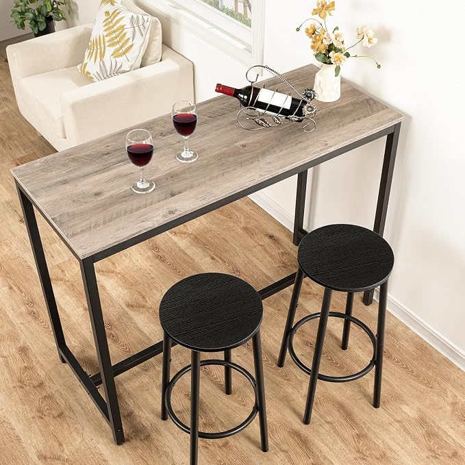 HOOBRO Bar Stools, Kitchen Round Height Stools - Image 5