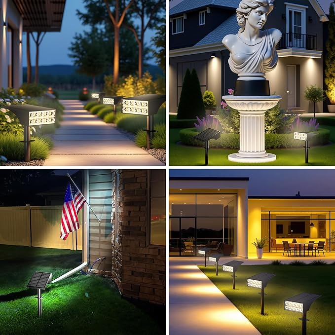 Solar Lights Outdoor Waterproof Ip68, Outdoor Solar Light Landscape Lighting - Image 7