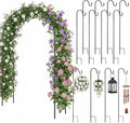 Lounsweer 7.8 ft H Metal Garden Arch Trellis by Lounsweer