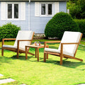 IDZO Natural 3-Piece Patio Bistro Sets by Idzo