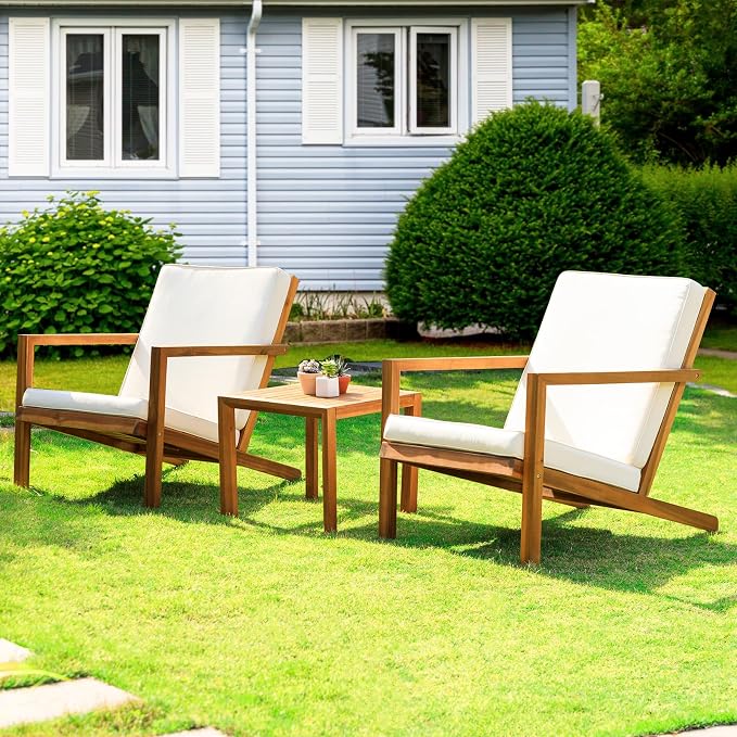 IDZO Natural 3-Piece Patio Bistro Sets by Idzo