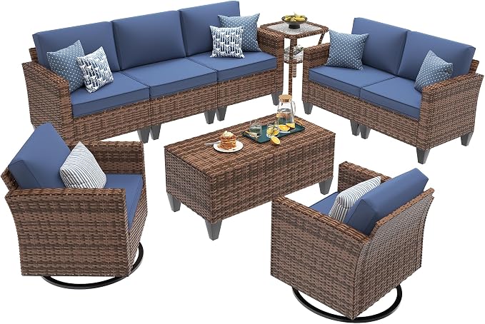 UDPATIO Patio Furniture Set, 6 Pieces Outdoor Furniture Sets - Image 2