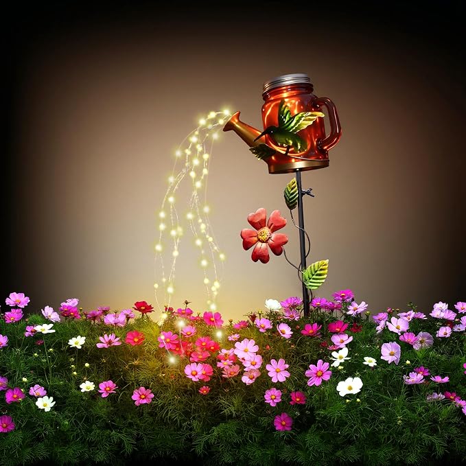 Solar Watering Can Light, Yard Outdoor Decor Lights, IP65 Waterproof, Hanging by Unknown
