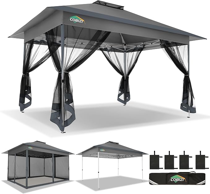 COBIZI 10x15 FT Pop up Gazebo on Clearance by COBIZI