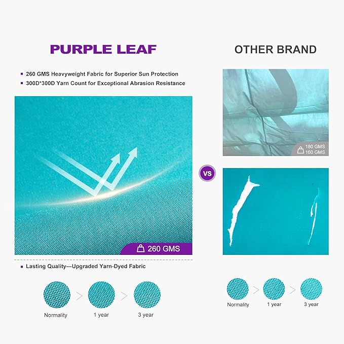 PURPLE LEAF 12' X 16' Outdoor Pergola - Image 6