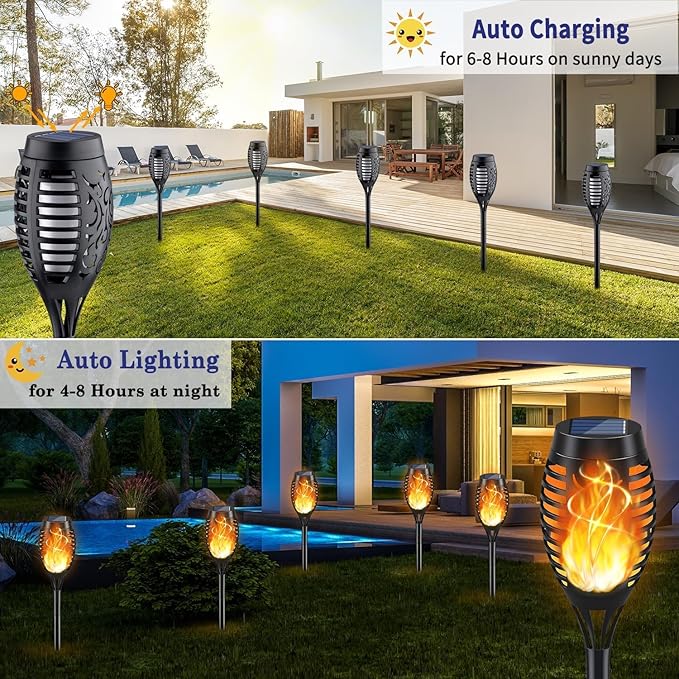 KYEKIO Solar Lights for Outside, Garden Light Outdoor Waterproof, Solares - Image 3