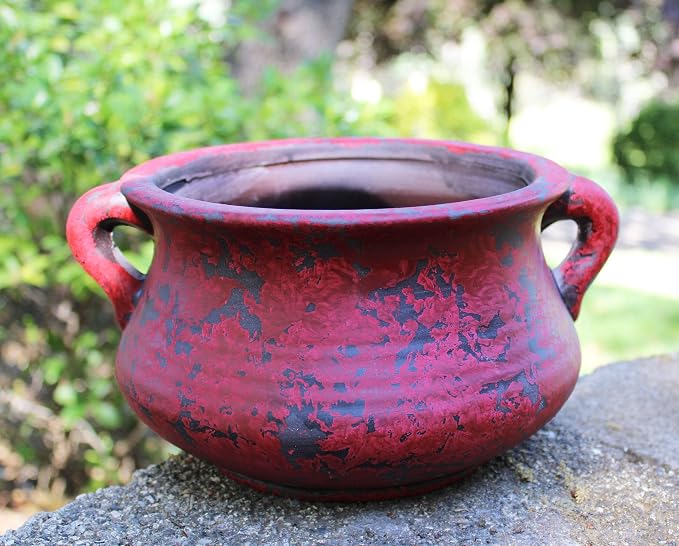 Egyptian Era Designed Earthen Ware Terra-Cotta Vessel/Planter - Image 3