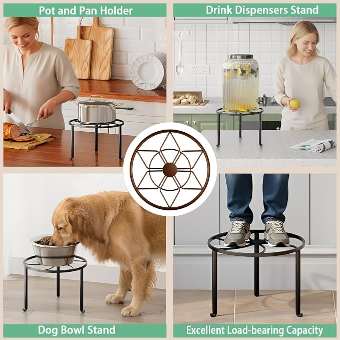5-Pack Heavy Duty Flower Pot Stands Holder - Image 6