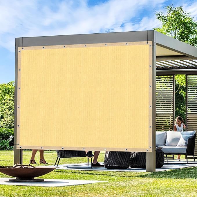 Artpuch Outdoor Pergola Shade Cover 6x19 FT Sun Shade Cloth by Artpuch