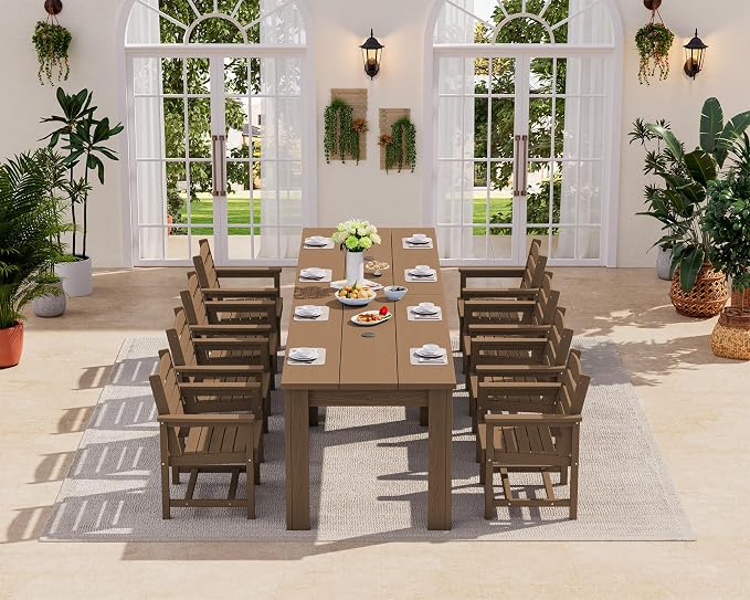 SERWALL Patio Dining Sets for 8, Outdoor Dining Sets for 8 Person - Image 6