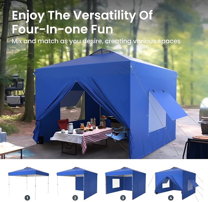 PHI VILLA 10x10 Pop Up Canopy Tent - Image 2