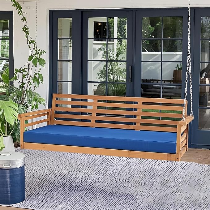 Olefin Twin Outdoor Porch Swing Bed Mattress Cover Waterproof, Twin Size Patio - Image 6