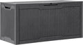 YITAHOME 100 Gallon Outdoor Storage Box, Large Water Resistant Resin Deck Box by YITAHOME