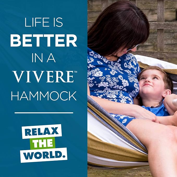 Vivere Double Cotton Hammock - Image 8