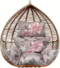 Floral Egg Chair Cushions Hanging Basket Chair Pads Replacement Patio Basket by ChairCushions