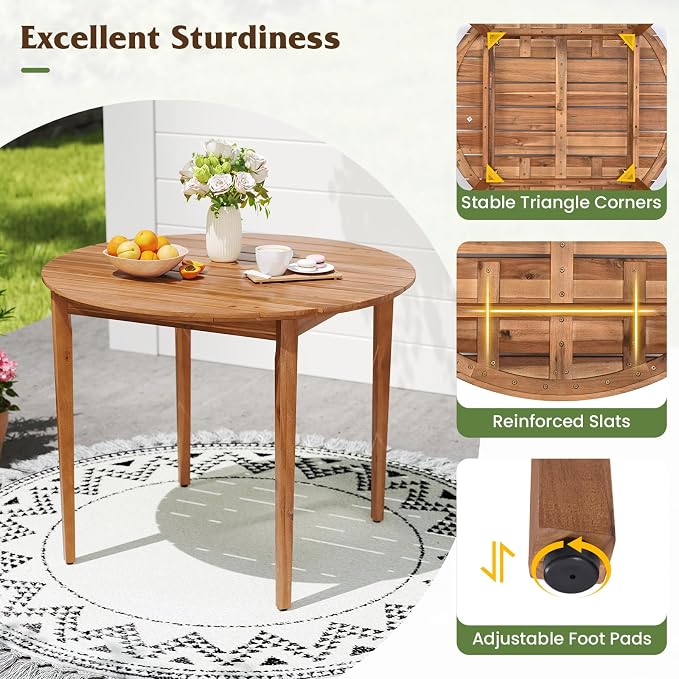 Tangkula 5 Piece Patio Dining Set - Image 8