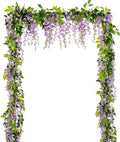 Lvydec Wisteria Artificial Flowers Garland by Lvydec